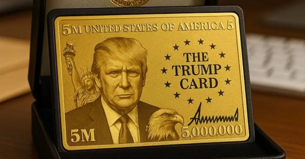 Trump Introduces Gold Visa Card for Foreign Investors at $5